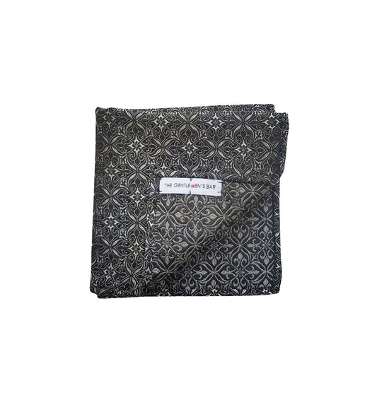 THE FDL BW POCKET SQUARE