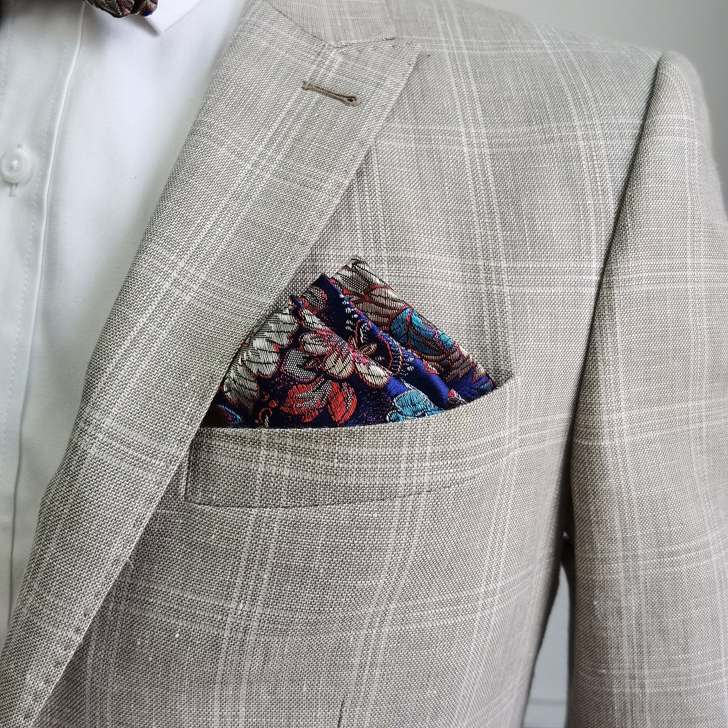 THE FU GUI B POCKET SQUARE
