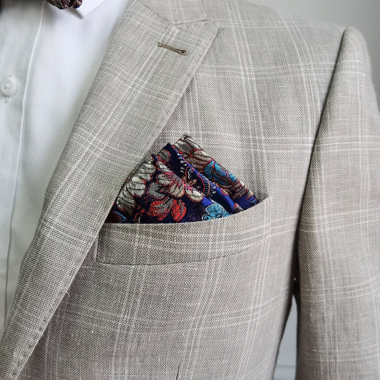 THE FU GUI B POCKET SQUARE