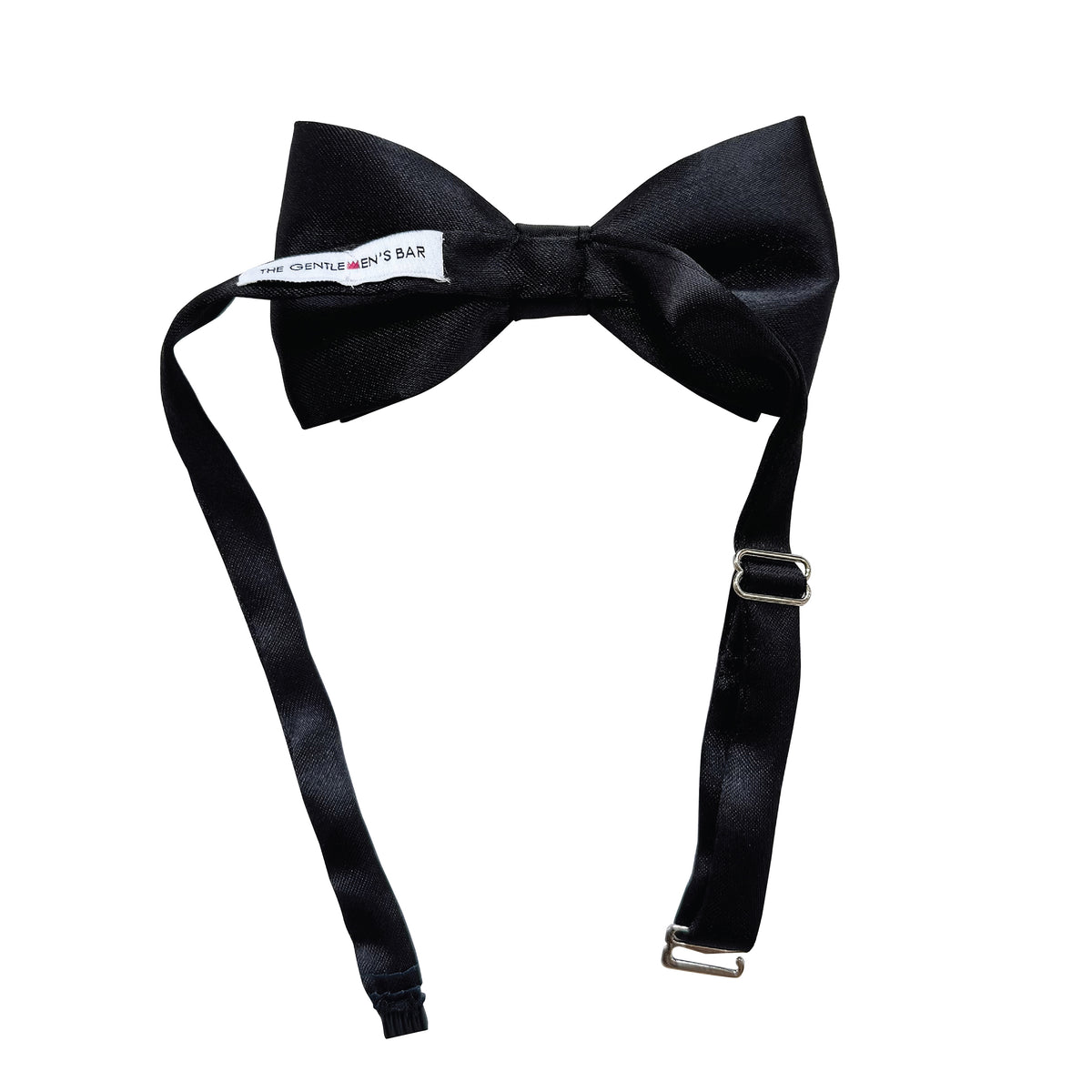THE ONYX SATIN BOWTIE