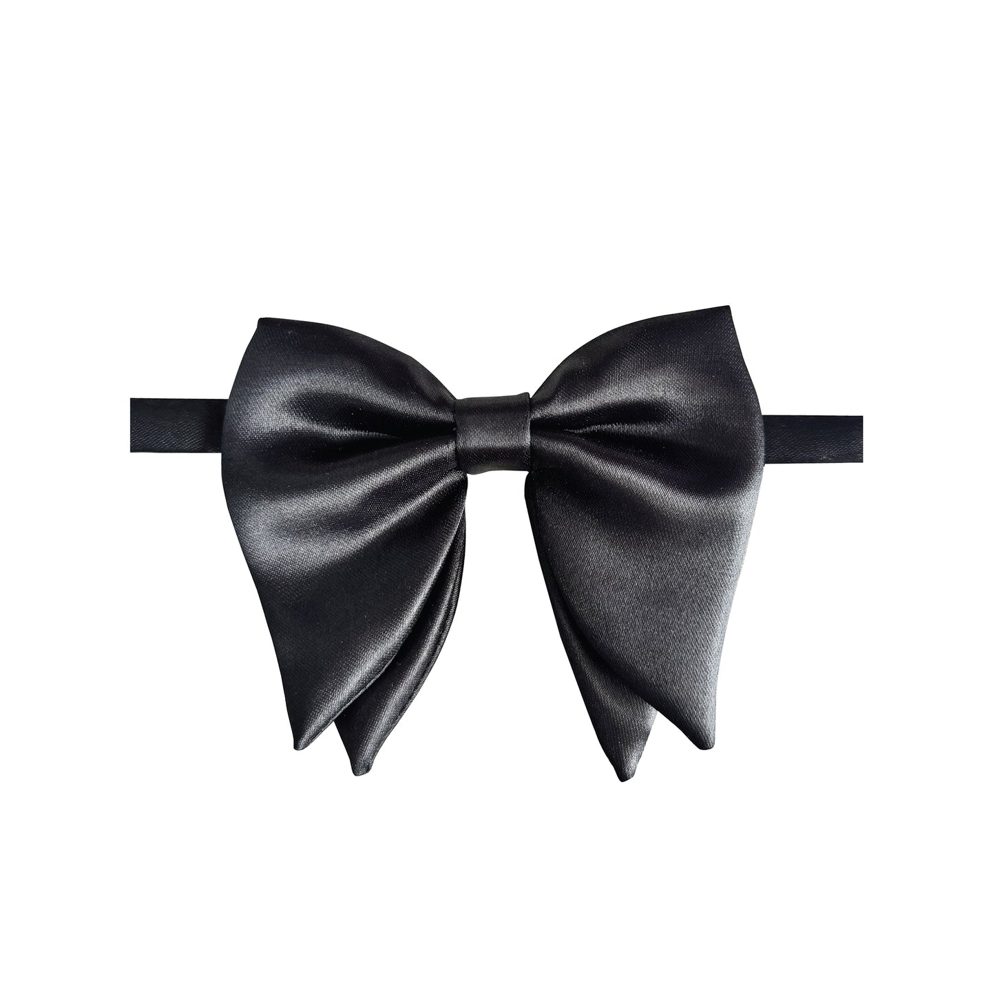 THE ONYX SATIN BOWTIE (BUTTERFLY)